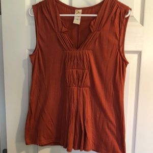 Size Medium Burnt Orange Anthropologie Knit Top